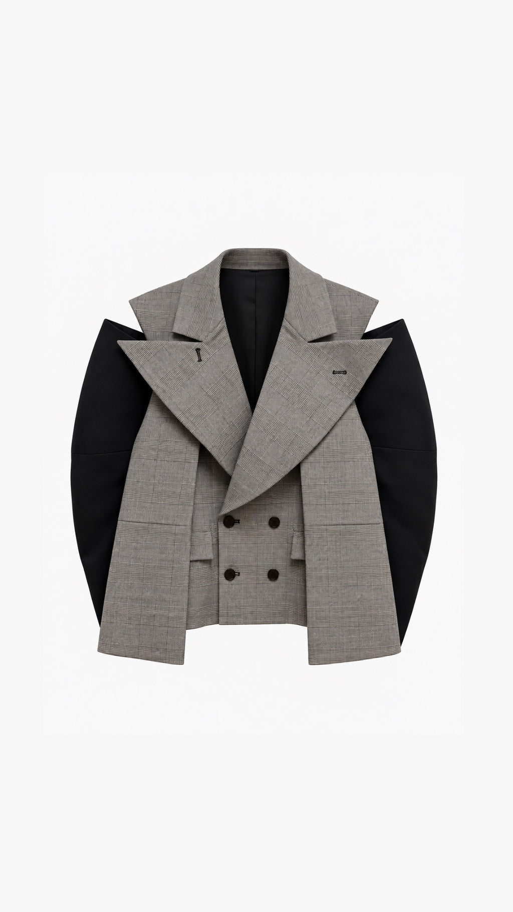 Fake-sleeve blazer