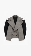 Fake-sleeve blazer