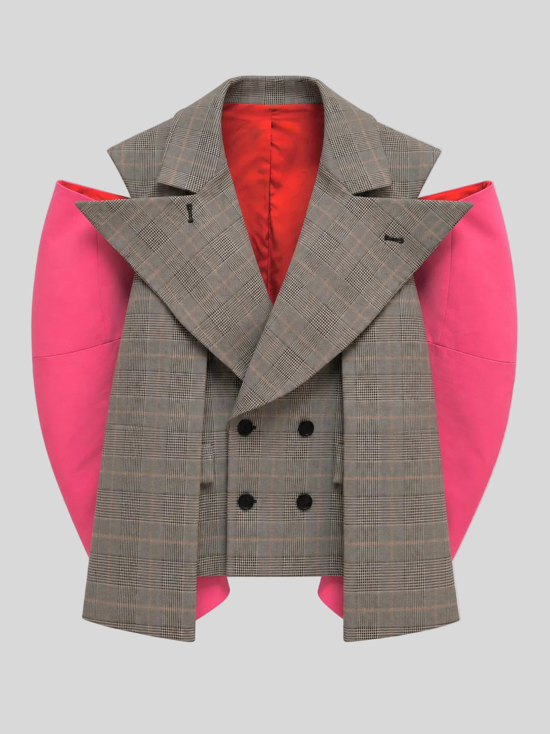 Fake-sleeve blazer