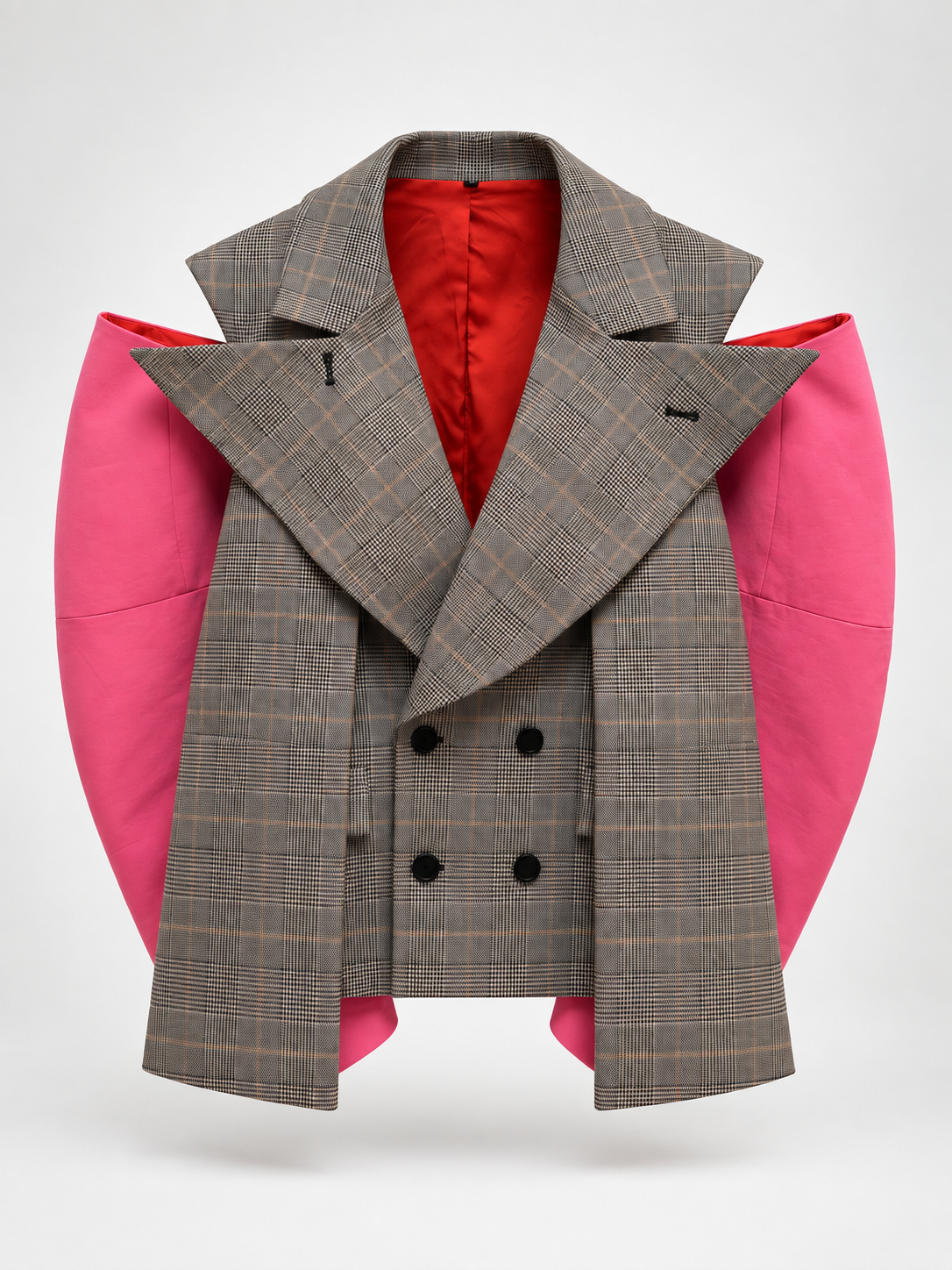 Fake-sleeve blazer